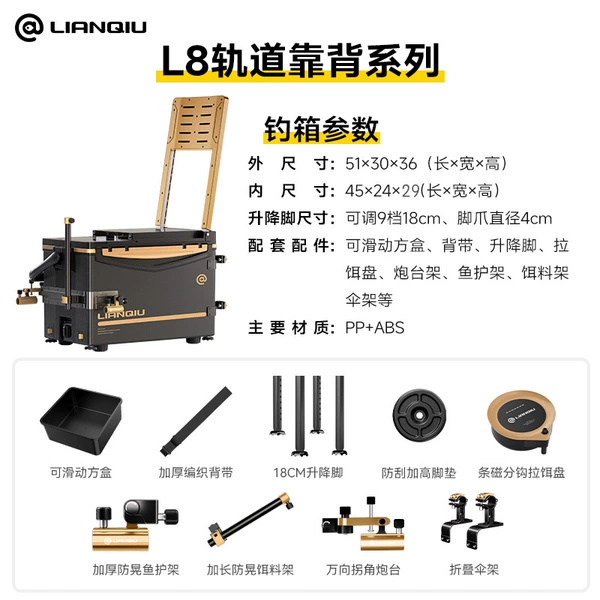 L8 Track Backrest Model [Universal Corner Turret]