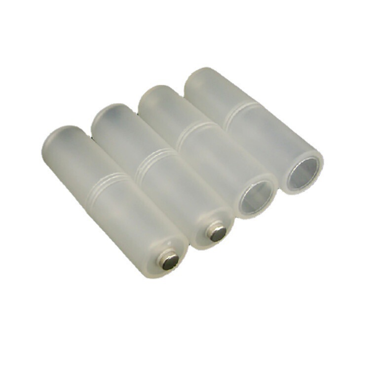 Battery conversion cylinder No. 7 AAA battery converted to No. 5 AA converter (no negative plate)
