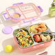 Simple Fashion 304 Stainless Steel Lattice Lunch Box Laser Student Lunch Box Special Snap Canteen Lunch Box Lunch Box