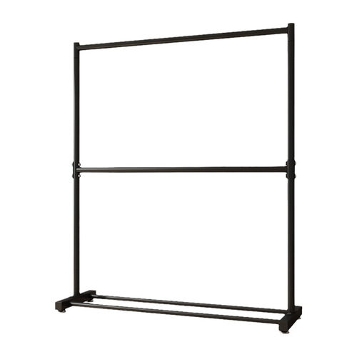 Balcony clothes drying rack floor-standing indoor clothes rack bedroom clothes hanger single-pole coat rack household simple clothes drying rod