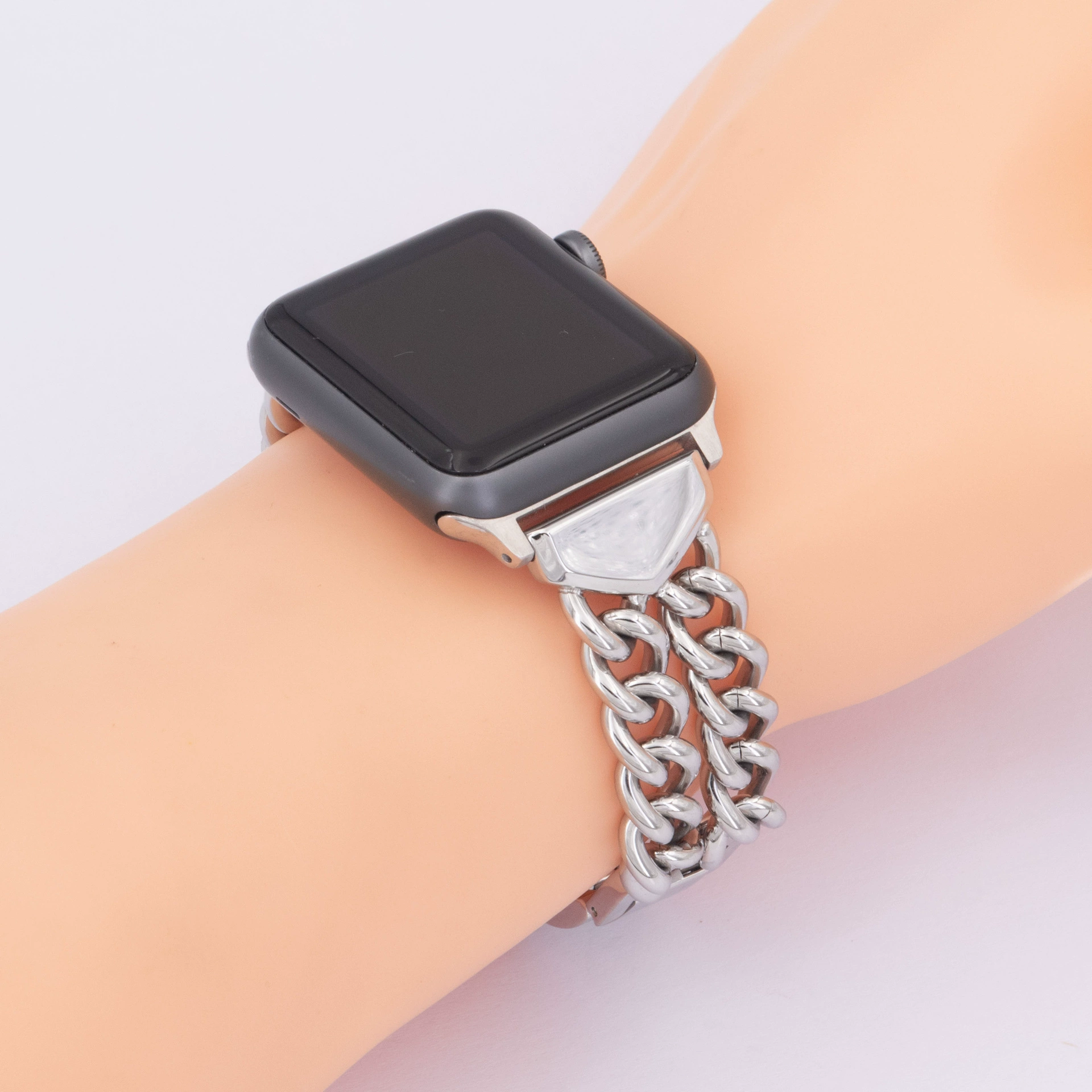 Стрела Apple, металлический ремешок для часов из денима