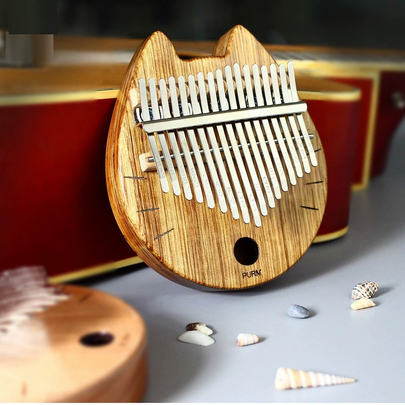 PURM Thumb Kalinbaqin 17 тон пальцевое пианино для начинающих Kalimba музыкальный инструмент