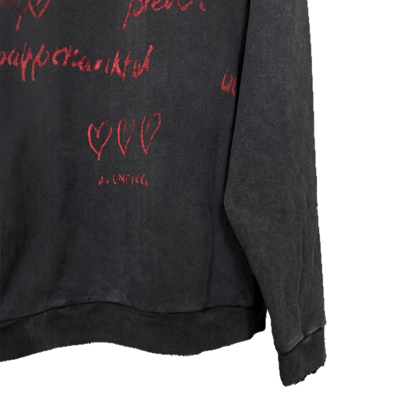 Узкий Hooded толстовка с капюшоном Poison House 25fw High Version B House осень-зима новый годв Valentine's Day ограниченная любовь выцветшая старая потрепанная