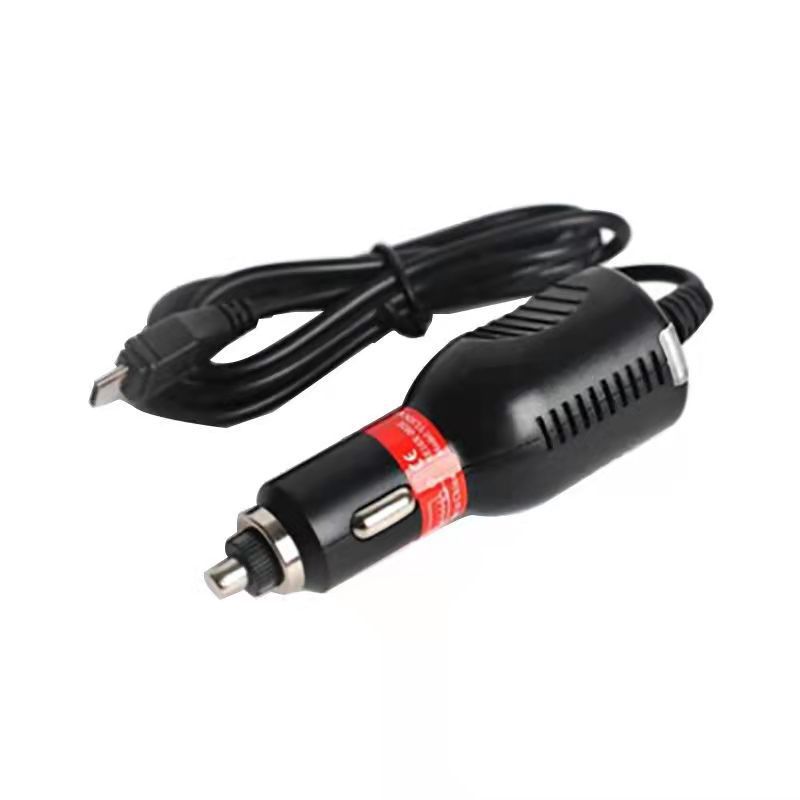 Dashcam power cable 3.0A car streaming media data connection accessory cigarette lighter plug charging cable