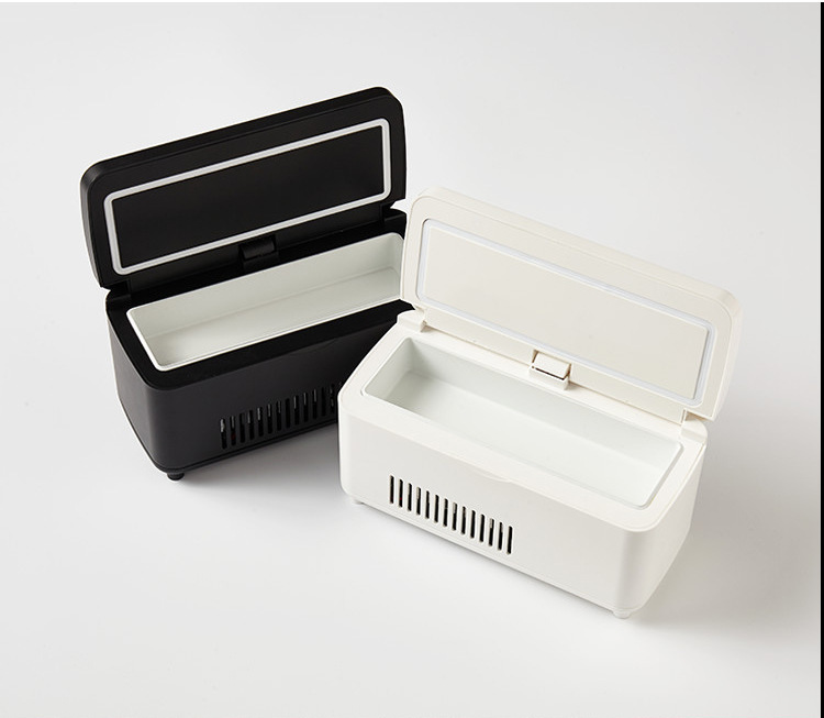 Medicine Car Refrigerator, Insulin Low-Temperature Storage Box, Mini Portable Medicine Box with Temperature Control for Travel