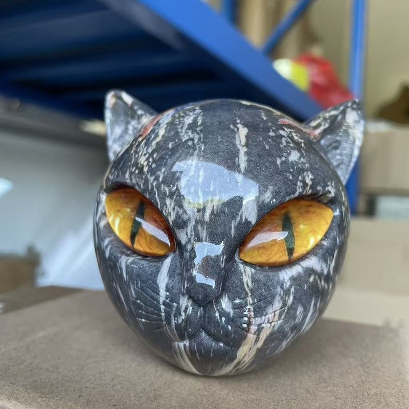 跨境新品Luxury black cat figurine 奢华黑猫摆件|undefined