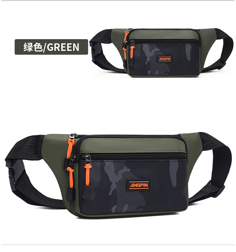 New waterproof men's crossbody bag for casual sports and travel, single-shoulder chest bag, fashionable and versatile backpack undefined