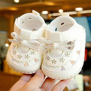 Baby Shoes Soft Sole Non-Slip Summer Sandals Beginner Baby Girl Shoes 0-1 Years Old Toddler Shoes Little Princess