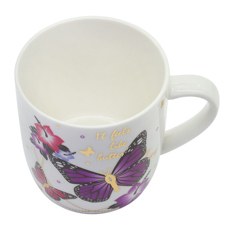 情人节蝴蝶咖啡杯
