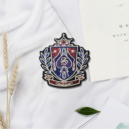 JK Embroidered Badge Uniform Brooch Cloth Sticker DK School Uniform Armband Suit Sweater Embroidered Chapter Wholesale Source