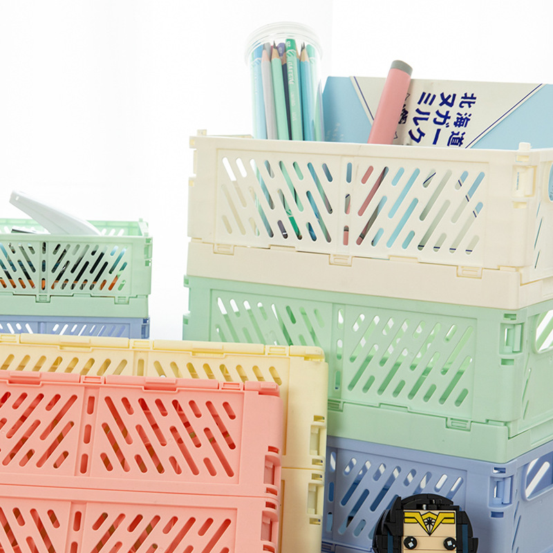 Manufacturer wholesale foldable fruit and vegetable picnic basket storage basket home kitchen bathroom storage and organization basket