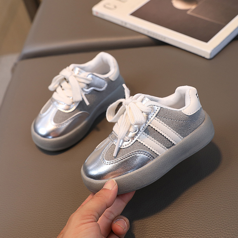 Kinder-Trainingsschuhe, Herbststil, schlichte Freizeit-Sneaker, Sportschuhe für Jungen und Mädchen_voghion.com