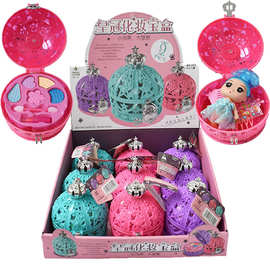 女孩过家家玩具 皇冠化妆宝盒 小孩小娃娃打扮玩具 小礼品玩具