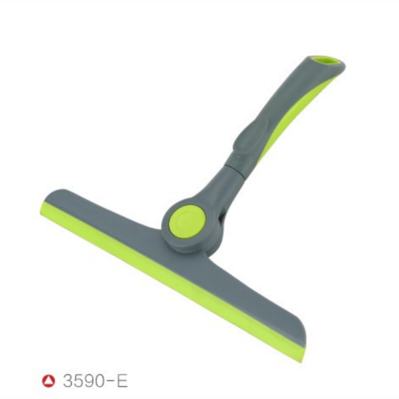 360 Rotating T-Shaped Glass Wiper Household Tpr Soft Rubber Window Cleaner Bathroom Glass Tile Rain Brush