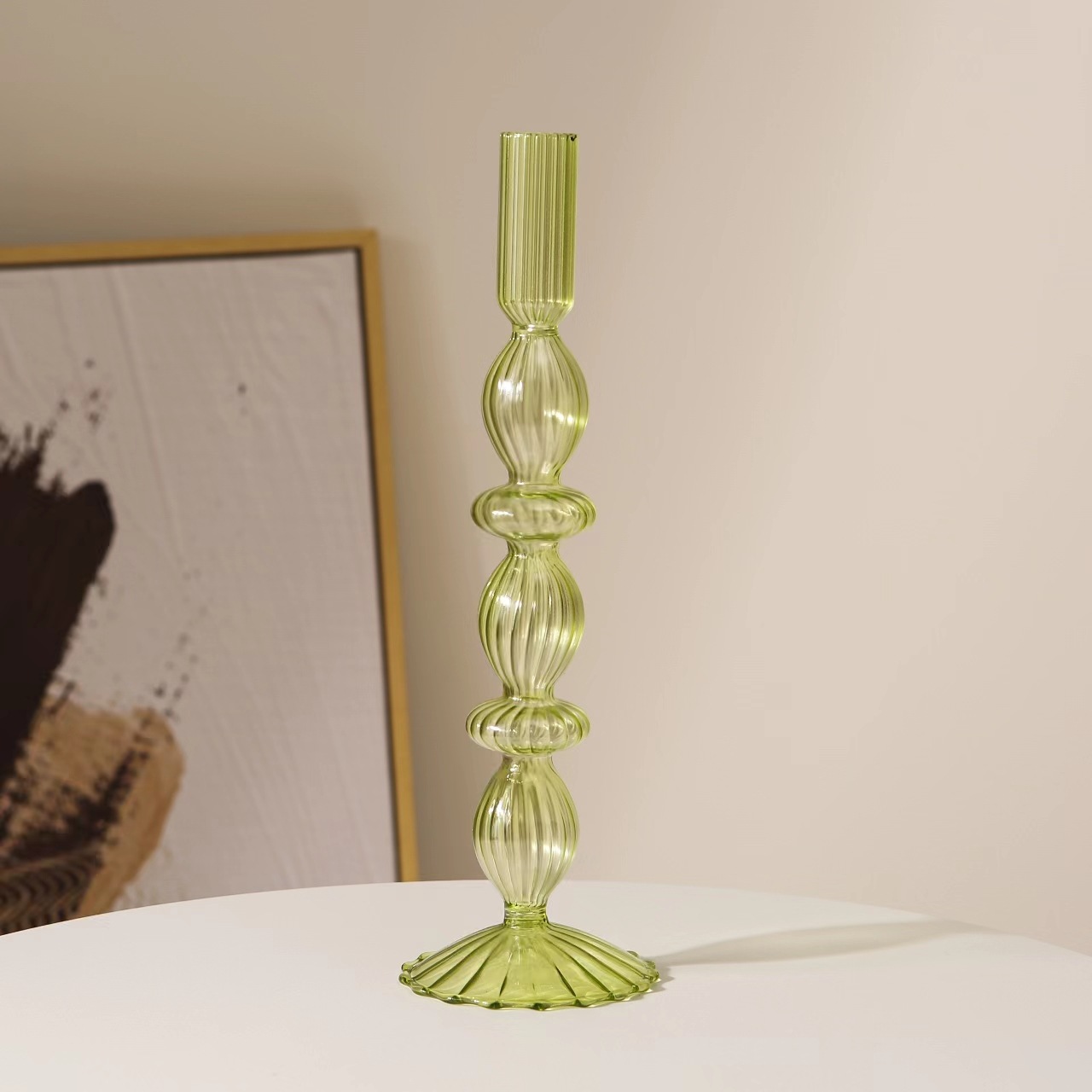 Estilo ins negro candelabro de cristal decoración nórdico romántico francés decoración del hogar tienda de ropa decoración suave