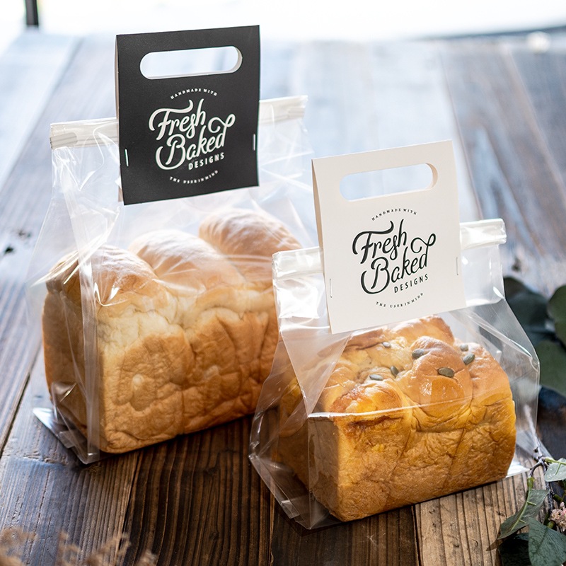 烘焙透明450克生吐司面包包装袋卷边铁丝封口切片自封袋子食品级