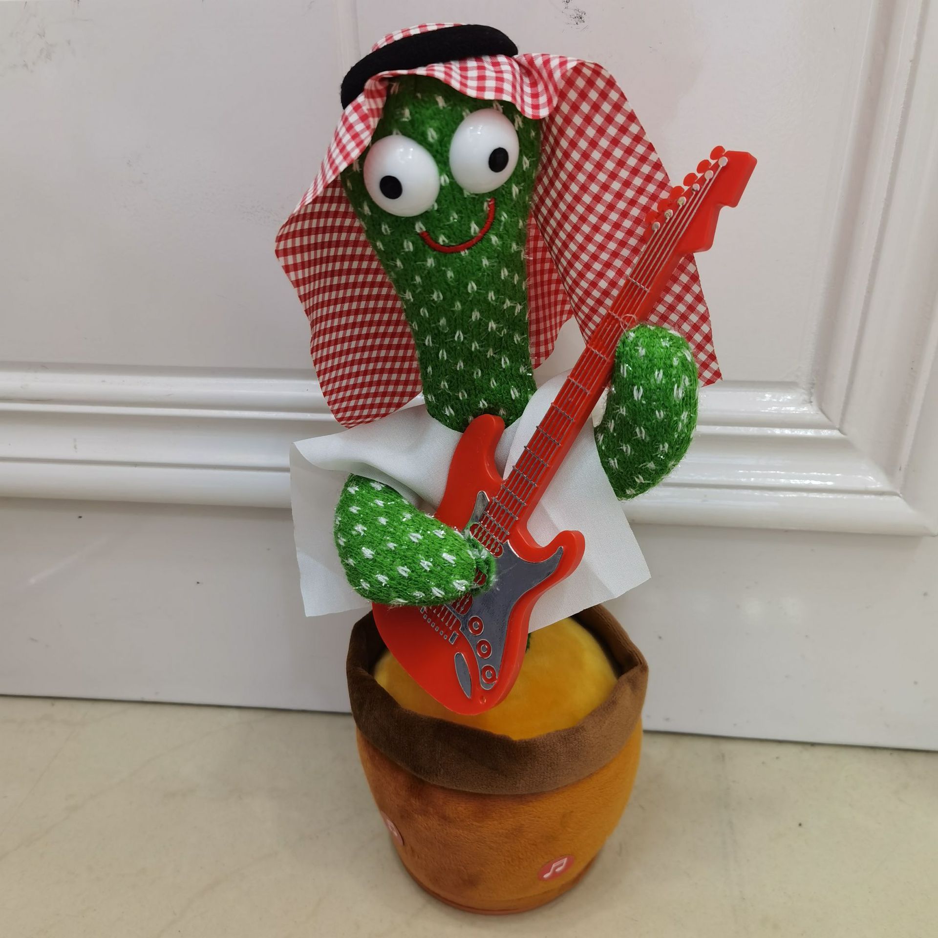 Cactus de baile transfronterizo encantador, flores de charla, ruido de ruido, juguetes de peluche eléctricos para aprender a hablar, cantar y bailar.