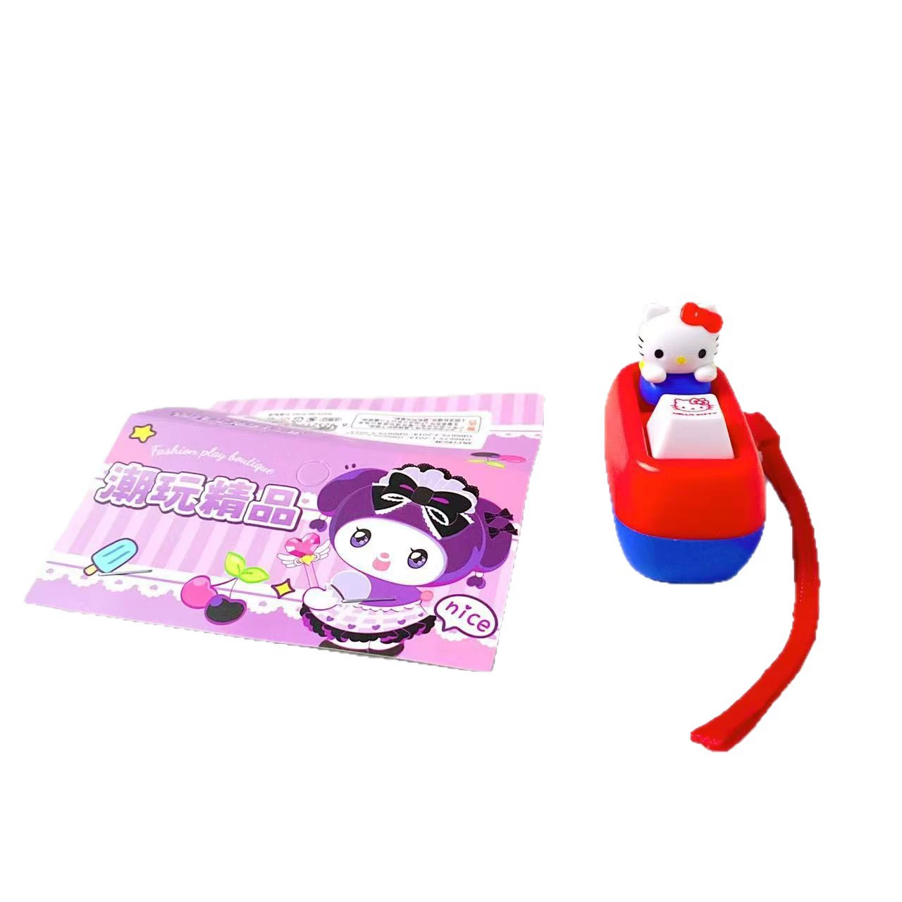 Hello Kitty, брелок, подвеска, с звуковым эффектом