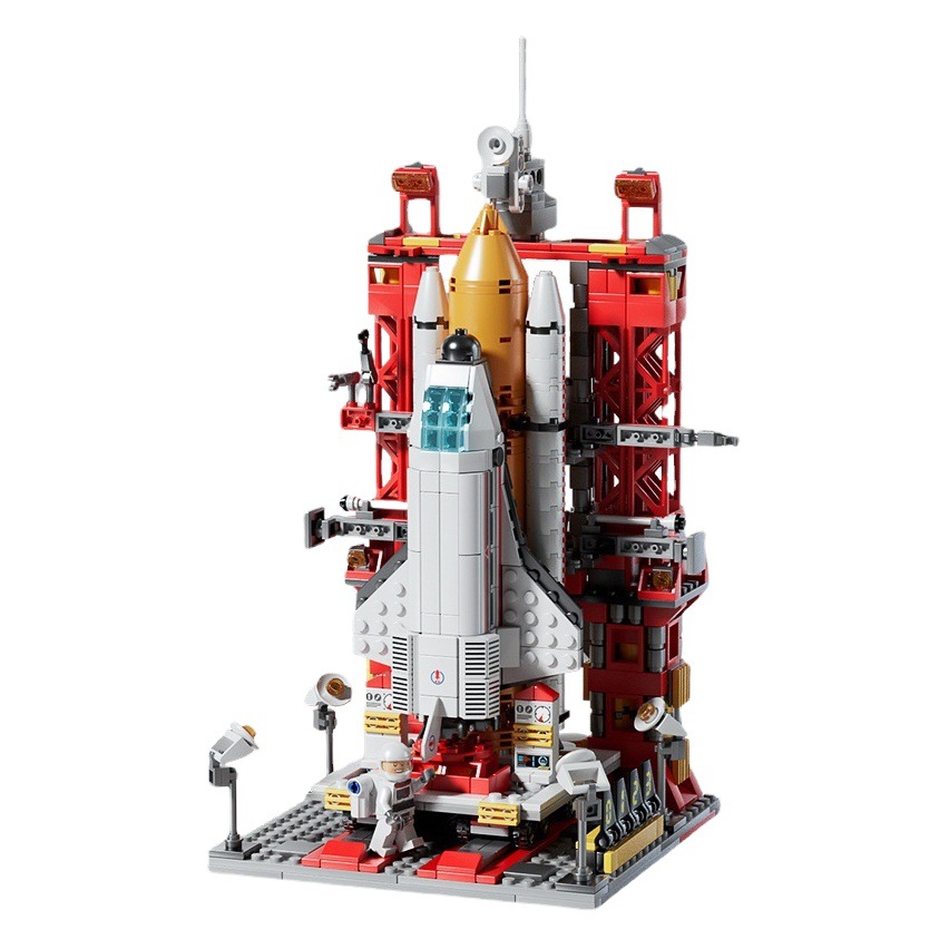 Transbordador espacial para niños cohete de juguete ciencia y educación modelo rompecabezas ensamblar bloques de construcción nave espacial astronauta Escuela Primaria estudiante regalo