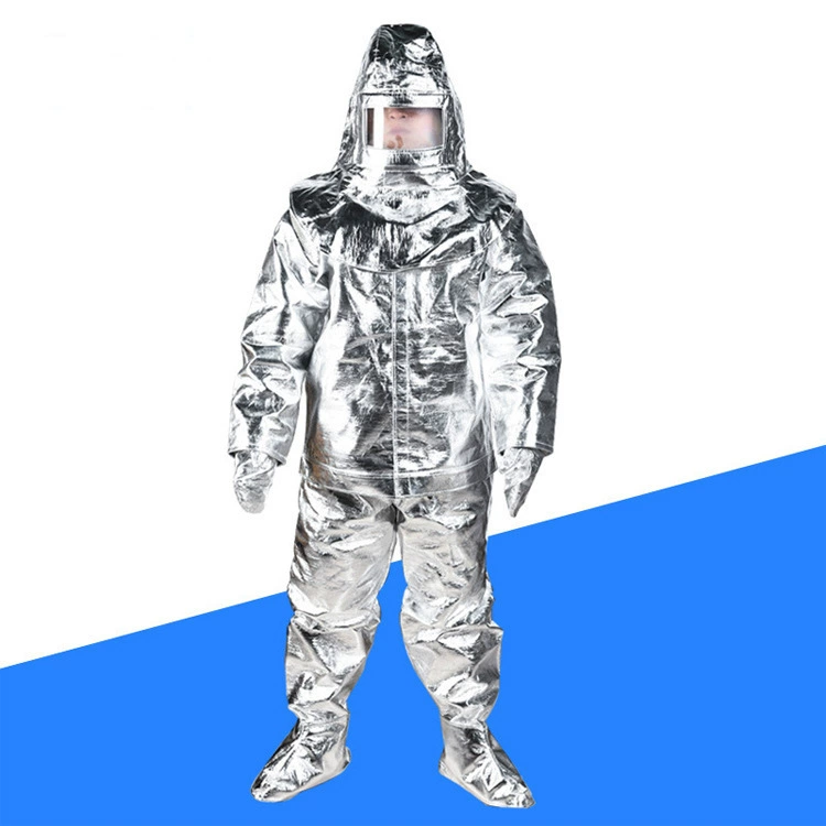 Высокотемпературная защитная одежда серии NAF, термоизоляционная одежда, 500/1000 градусов, огнестойкий костюм из алюминиевой фольги