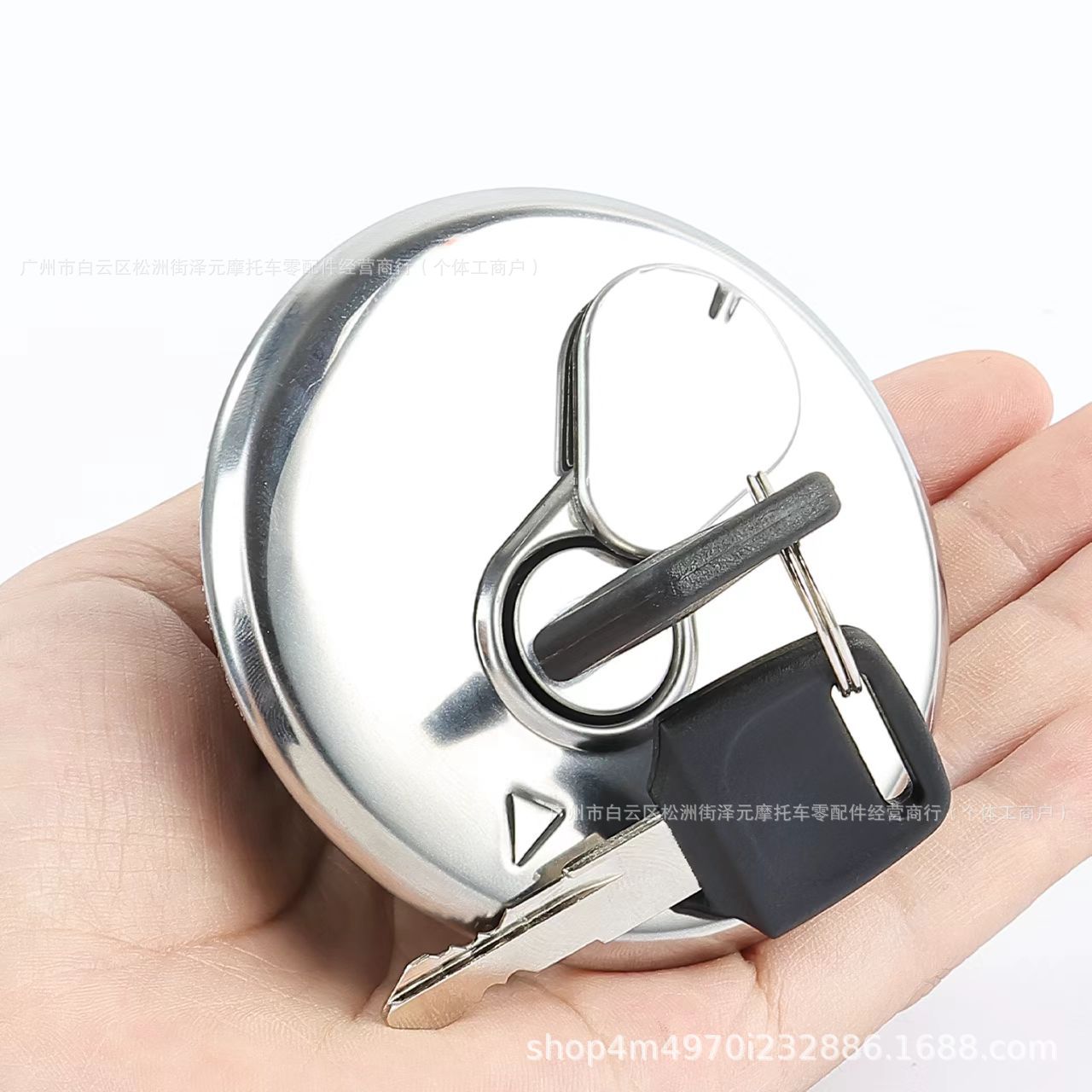 The Fuel Tank Lock Cover Is Suitable for Prince Gn125 National Standard Ii Fuel Cap Hj125-8C Protective Cover Gn125 Fuel Cap