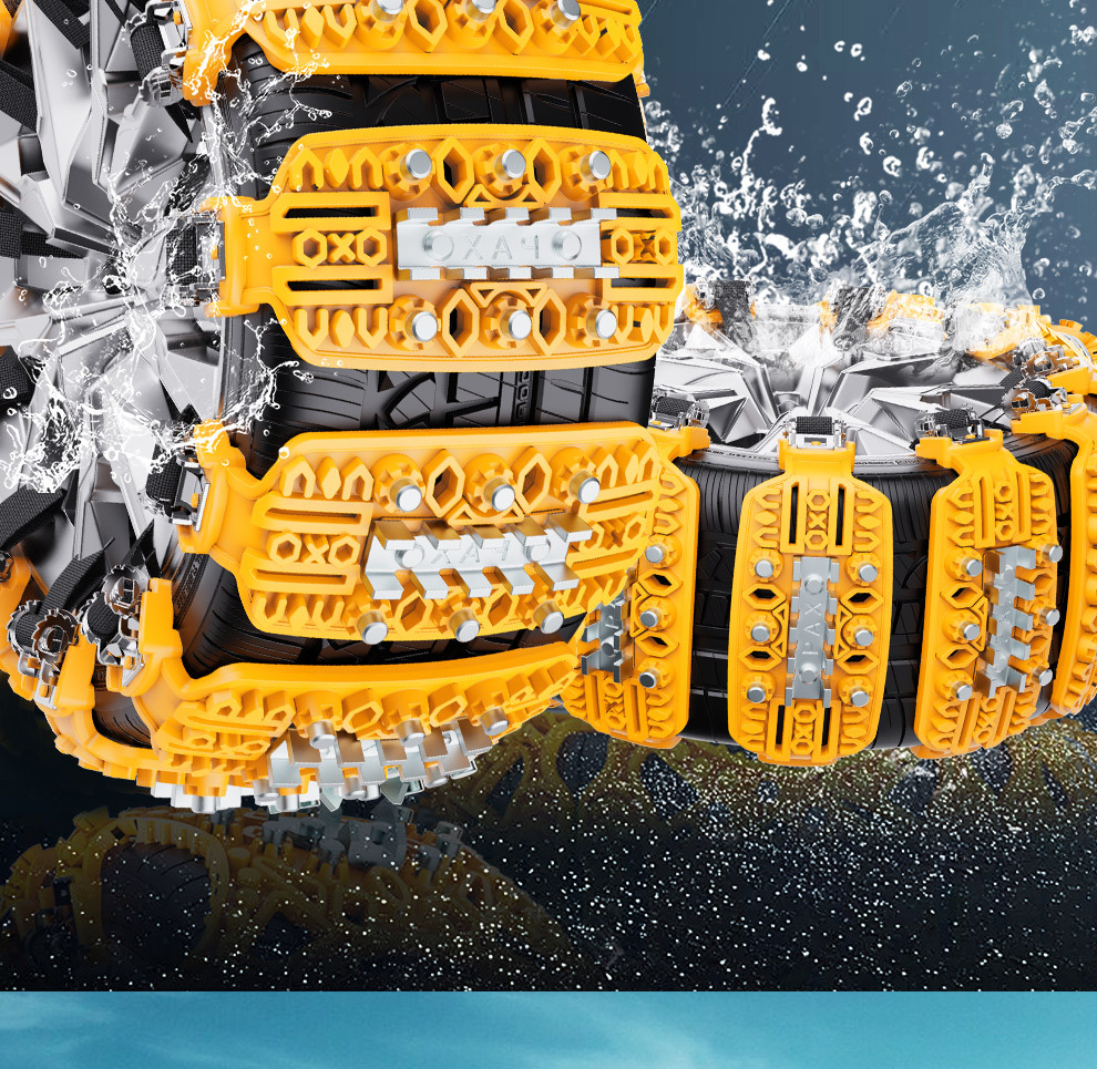 Suitable for Car Anti-Skid Chains in Winter, New Snow Anti-Skid Chains, Thickened and Thickened Ice-Breaking Car Anti-Skid Chains That Do Not Damage Tires