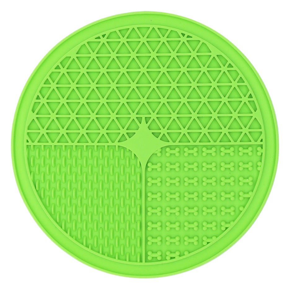 Almohadilla para lamer para perros, juego de comida para mascotas, almohadilla para lamer de silicona, comida lenta para perros, anti-asfixia, plato para lamer para gatos, alimentador, almohadilla para ventosa de pulpo