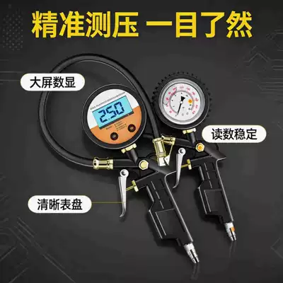 Air pressure gauge/tire pressure gauge pump