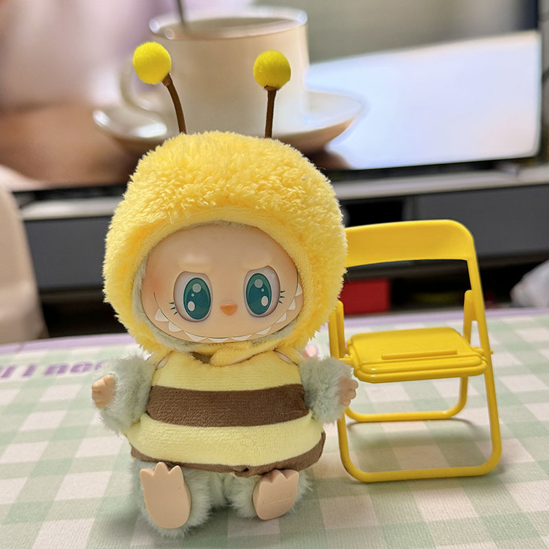 源头厂家ubu衣衣服挂件坐坐一布L拉布派对娃ab二代鲨鱼衣服套装仅