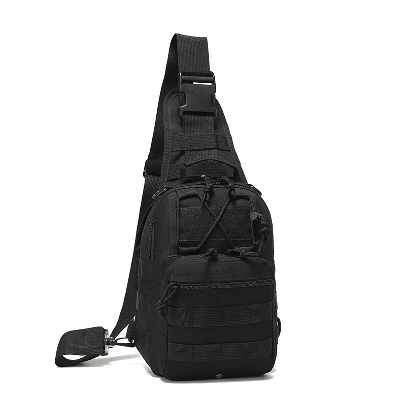 Bolso de pecho al aire libre de venta caliente transfronterizo Bolso diagonal deportivo unisex Bolso de pecho táctico de camuflaje multifunción para fanáticos militares en stock