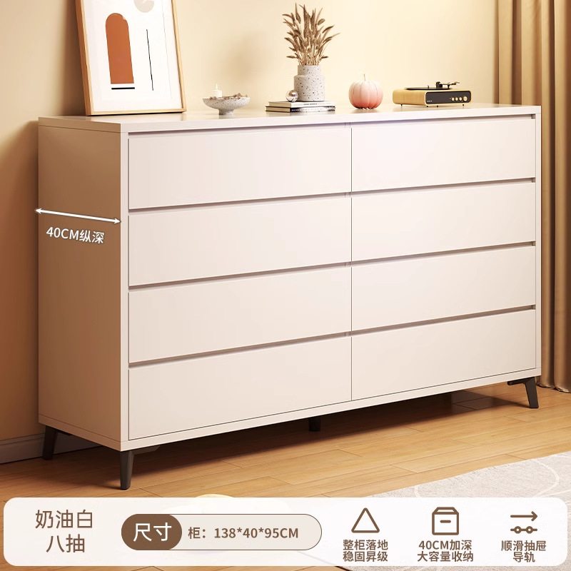 Italiano de lujo ligero dormitorio armario de almacenamiento doméstico sala de estar contra la pared armario de almacenamiento en el cajón de la casa cinco armarios