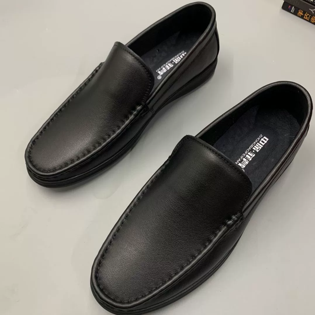 2023 новый первый слой воловьей кожи корейская мода повседневная Универсальная кожаная обувь с мягкой поверхностью удобная и элегантная