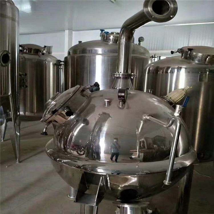 球形浓缩蒸发器不锈钢单效废水设备出售蒸汽蒸发式加热式二手设备