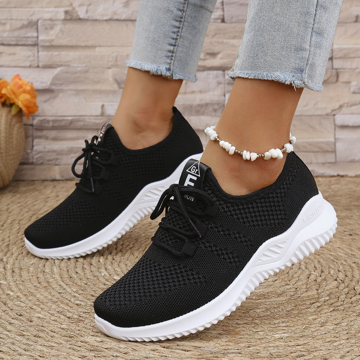 Transfronterizos TEMU zapatos de carreras de mujer, zapatos de mujer transpirables, zapatos de suela suave, zapatos deportivos de mujer, cómodos y casuales, versátiles