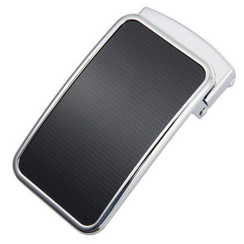 Smooth-tipped gold-colored gunmetal chromium-plated alloy buckle, with drilled leather strap, model LY36-25581