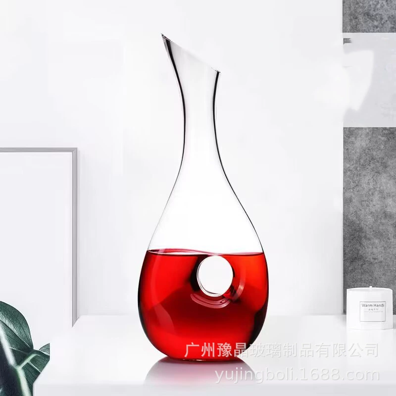 豫晶 Fast snails, crystal wine decanter for home use, creative wine dispenser
