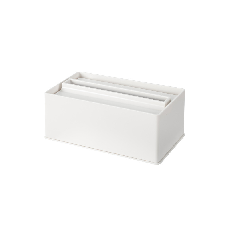 Frost Mountain caja de pañuelos magnética montada en la pared sala de estar cocina baño caja de pañuelos caja de almacenamiento de toallas faciales sin perforar