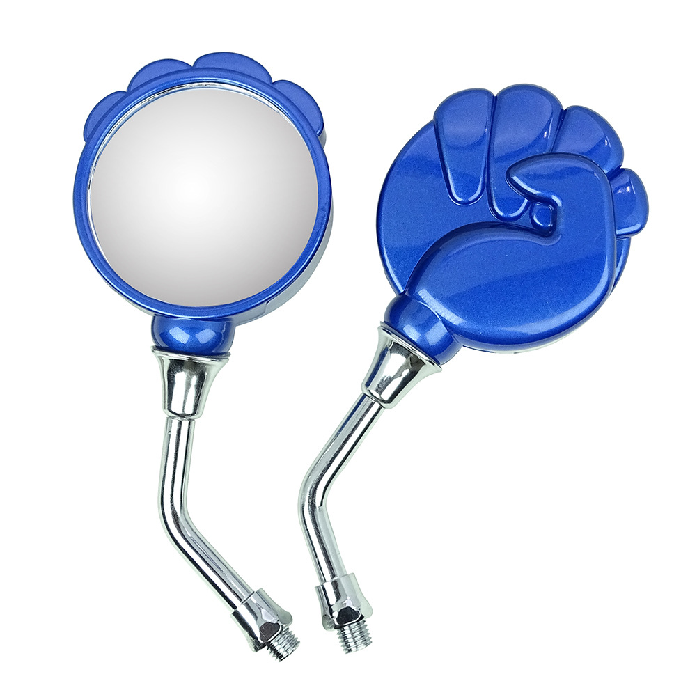 Electric Scooter Modified Reflector, Motorcycle Rearview Mirror, Scissor Hand V Gesture Reflector