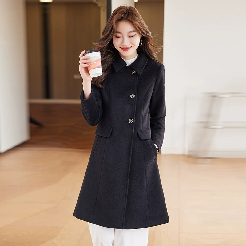 Small woolen coat, autumn jacket, for teenagers
