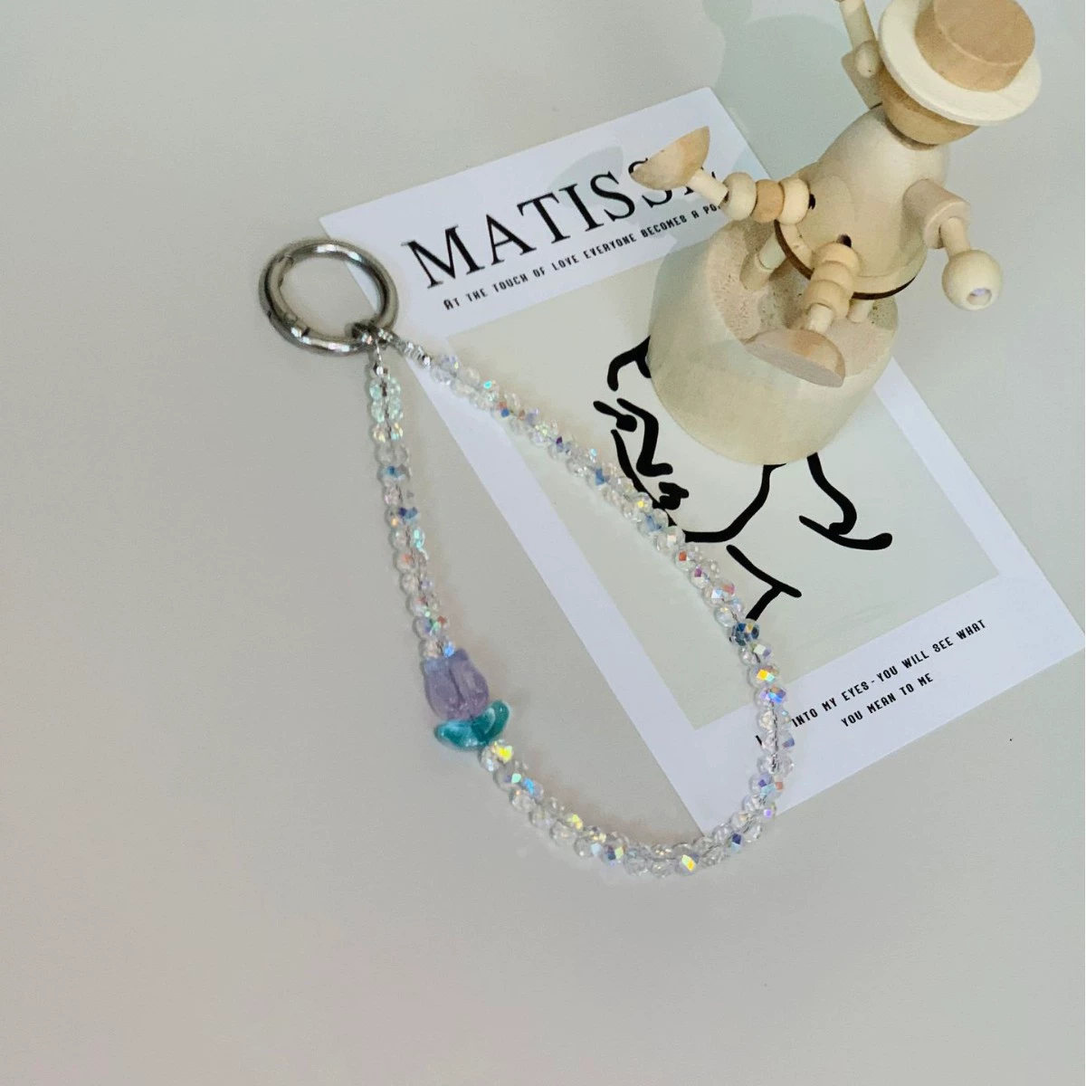 Beaded bracelet, mobile phone, strap, universal perfume, pendant, keychain