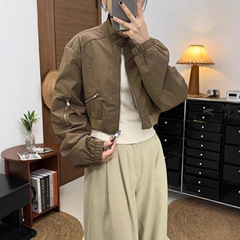 棒球服外套女2025秋季新款宽松百搭设计感开衫小个子洋气上衣夹克