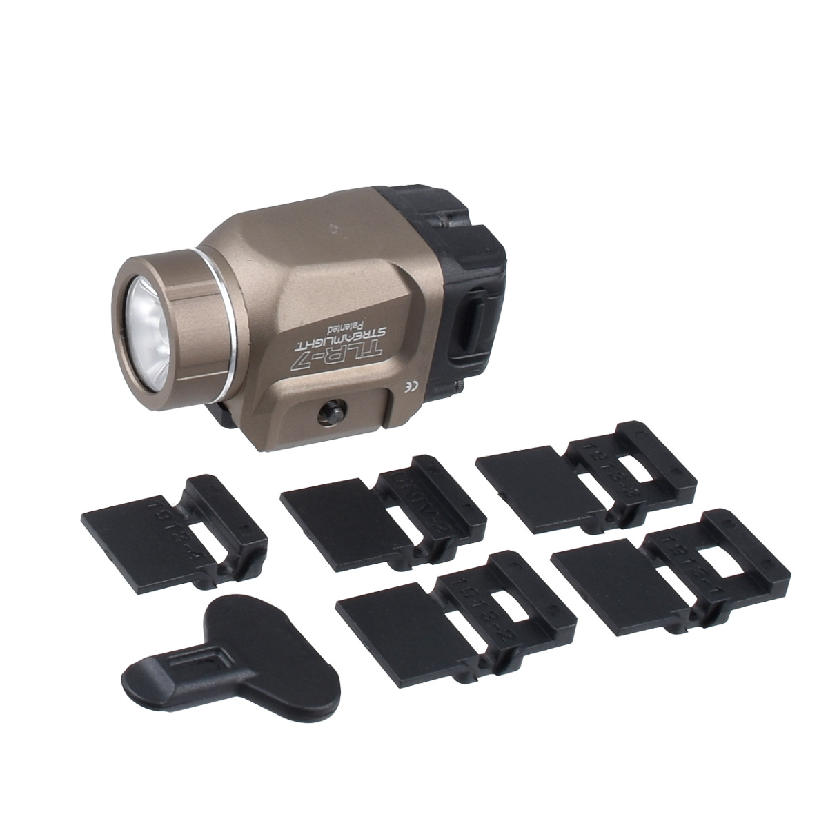 Tlr-7 Strong Light Flashlight Led Strobe Outdoor Lighting Suitable for 20mm Mini Flashlight