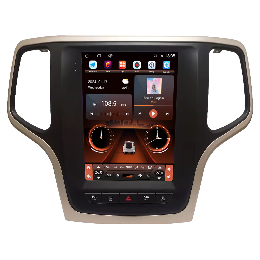 Dà Qiè Nuò Jī Jeep Grand Cherokee 2014-2019 Car Smart Navigation 10.4 inch Android (Other Automotive Communications) - 8-core-8581-4g64gcp