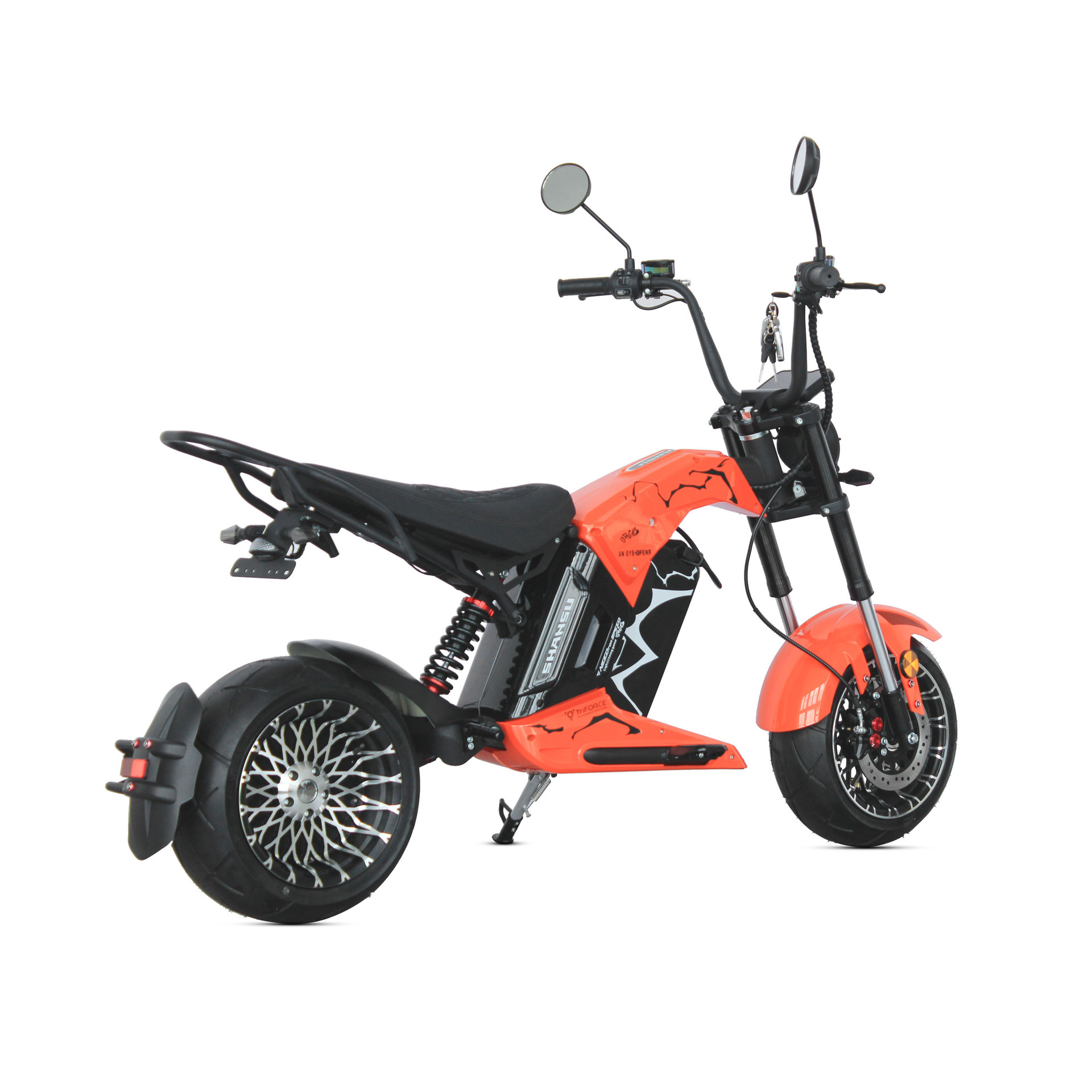 Eec Dot Adult Scooter Two-Wheeled Motorcycle Harley Electric Vehicle Hm-8 Cross-Border Overseas Warehouse Direct Delivery