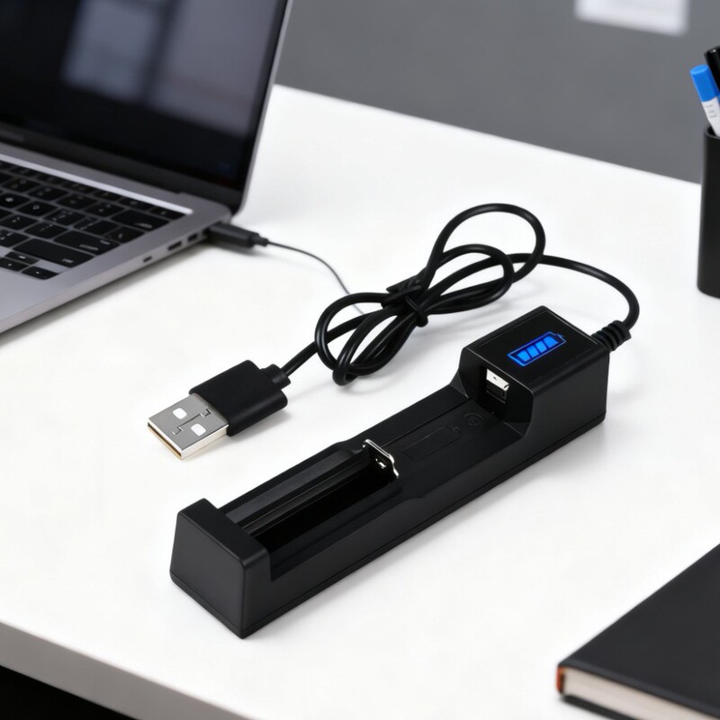 18650 Lithium Battery Holder USB Flashlight Charger 4.2V3.7V Smart Fast Charging Battery Charging Box Multi-Slot