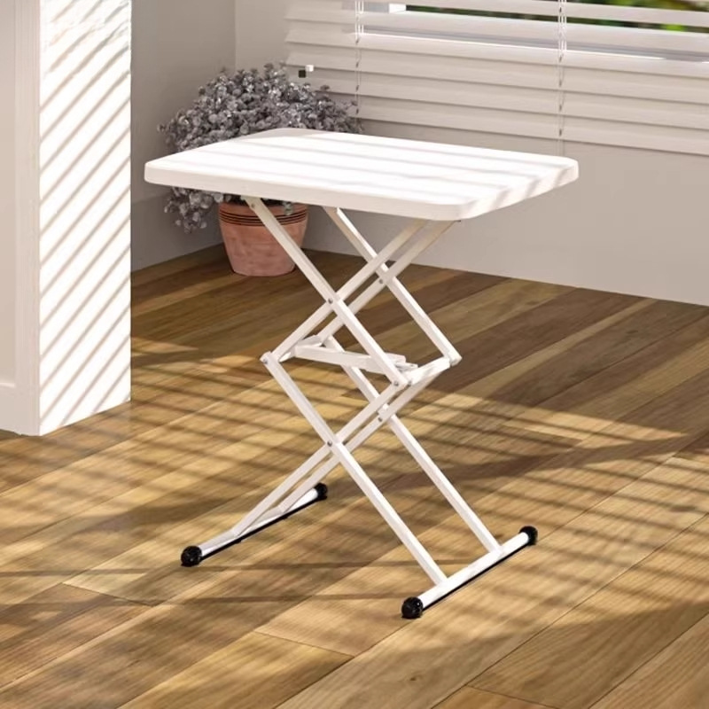 Mesa plegable mesa de comedor al aire libre mesa de comedor doméstica mesa de escritorio de computadora portátil dormitorio simple mesa de aprendizaje elevadora para niños