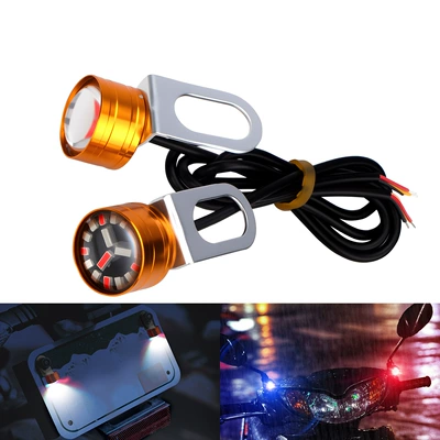 Car, Motorcycle, Electric Vehicle, Three-Color Flash Light, Modified Led Eagle Eye Light, Warning Light, Decorative Light, Flash Light