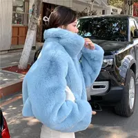 Осеннее и зимнее искусное кожаное пальто женская короткая свободная корейская версия с лацканом