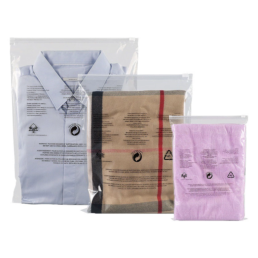 Пятно прозрачные предупреждающие мешки на молнии матовые мешки с самозапечаткой pe сумки на молнии для одежды трансграничные temu мешки для упаковки одежды