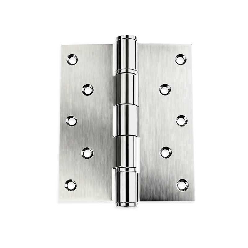 Acero inoxidable pesado 8 pulgadas bisagra ensanchada alargada 6 pulgadas bisagra puerta de madera sólida abierta plana plegable silencioso cojinete bisagra